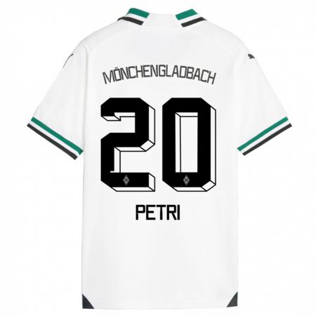 Kandiny Enfant Maillot Paula Petri #20 Blanc Vert Tenues Domicile 2023/24 T-Shirt