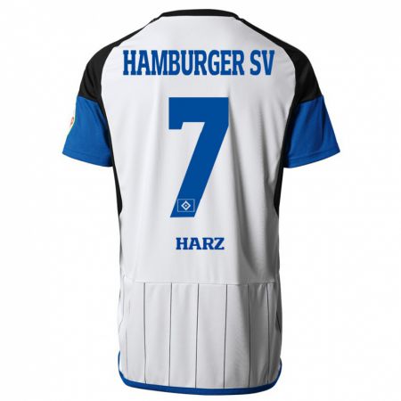 Kandiny Enfant Maillot Theo Harz #7 Blanc Tenues Domicile 2023/24 T-Shirt