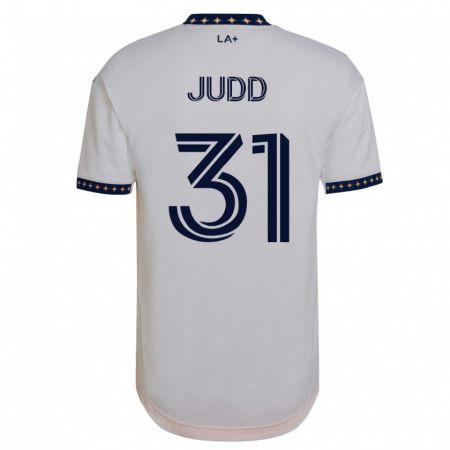 Kandiny Enfant Maillot Preston Judd #31 Blanc Tenues Domicile 2023/24 T-Shirt