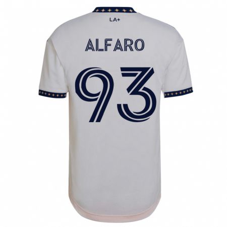 Kandiny Enfant Maillot Tony Alfaro #93 Blanc Tenues Domicile 2023/24 T-Shirt