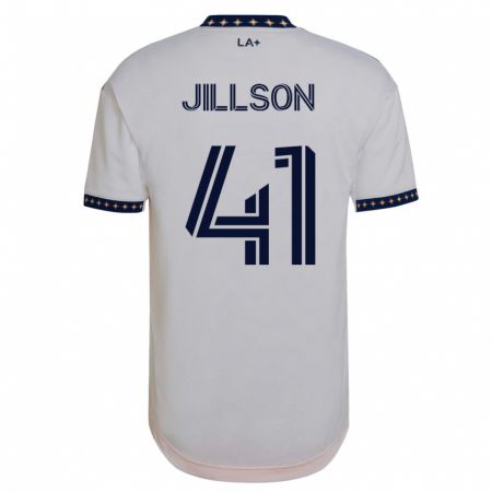 Kandiny Enfant Maillot Simon Jillson #41 Blanc Tenues Domicile 2023/24 T-Shirt