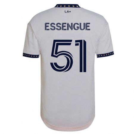 Kandiny Enfant Maillot Ascel Essengue #51 Blanc Tenues Domicile 2023/24 T-Shirt