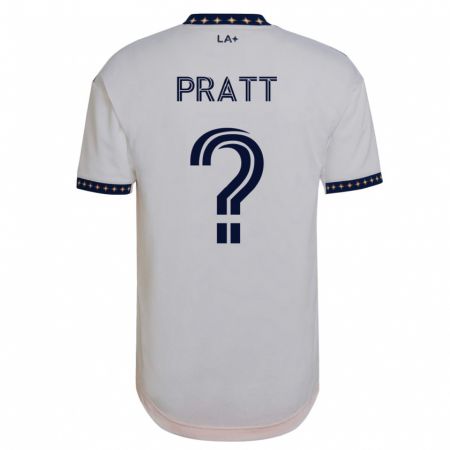 Kandiny Enfant Maillot Owen Pratt #0 Blanc Tenues Domicile 2023/24 T-Shirt