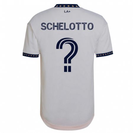 Kandiny Enfant Maillot Nicolas Barros Schelotto #0 Blanc Tenues Domicile 2023/24 T-Shirt