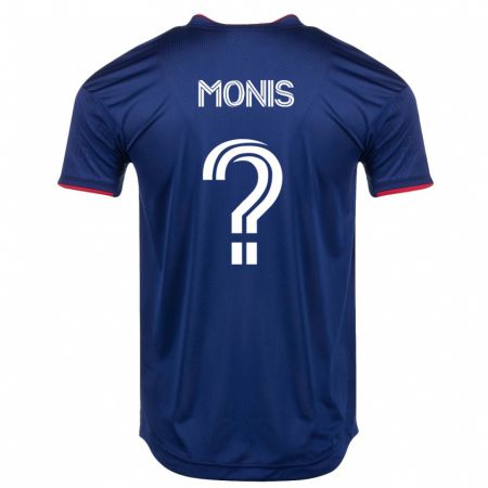 Kandiny Enfant Maillot Alex Monis #0 Marin Tenues Domicile 2023/24 T-Shirt