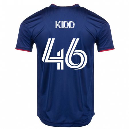 Kandiny Enfant Maillot Matteo Kidd #46 Marin Tenues Domicile 2023/24 T-Shirt