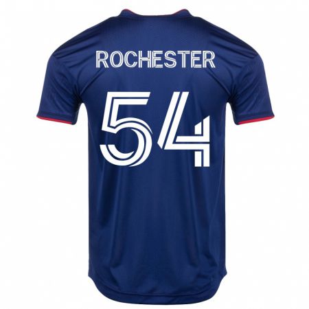 Kandiny Enfant Maillot Lamonth Rochester #54 Marin Tenues Domicile 2023/24 T-Shirt