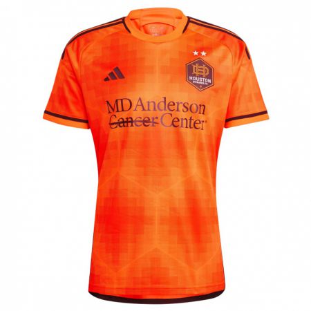 Kandiny Enfant Maillot Steve Clark #12 Orange Tenues Domicile 2023/24 T-Shirt