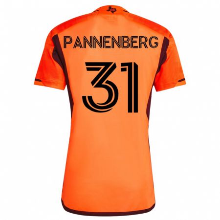 Kandiny Enfant Maillot Andrew Pannenberg #31 Orange Tenues Domicile 2023/24 T-Shirt
