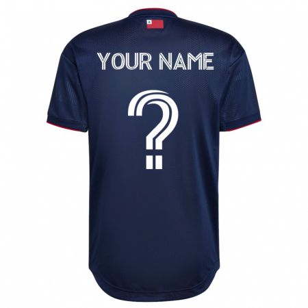 Kandiny Enfant Maillot Votre Nom #0 Marin Tenues Domicile 2023/24 T-Shirt