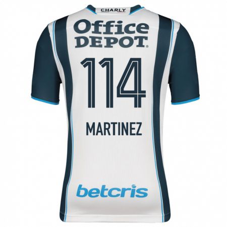 Kandiny Enfant Maillot Jesús Martínez #114 Marin Tenues Domicile 2023/24 T-Shirt