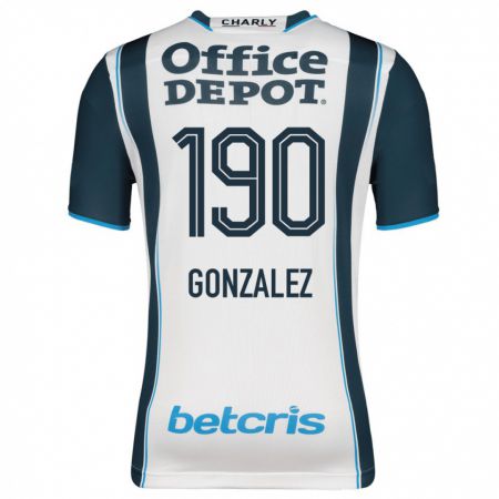 Kandiny Enfant Maillot Owen González #190 Marin Tenues Domicile 2023/24 T-Shirt