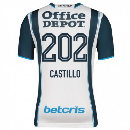 Kandiny Enfant Maillot José Castillo #202 Marin Tenues Domicile 2023/24 T-Shirt