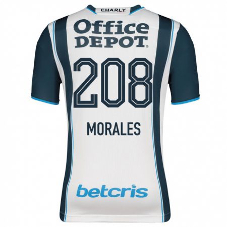 Kandiny Enfant Maillot Erik Morales #208 Marin Tenues Domicile 2023/24 T-Shirt