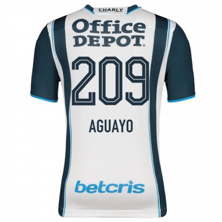 Kandiny Enfant Maillot Sergio Aguayo #209 Marin Tenues Domicile 2023/24 T-Shirt