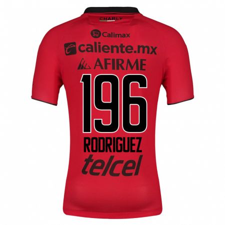Kandiny Enfant Maillot Prince Rodríguez #196 Rouge Tenues Domicile 2023/24 T-Shirt
