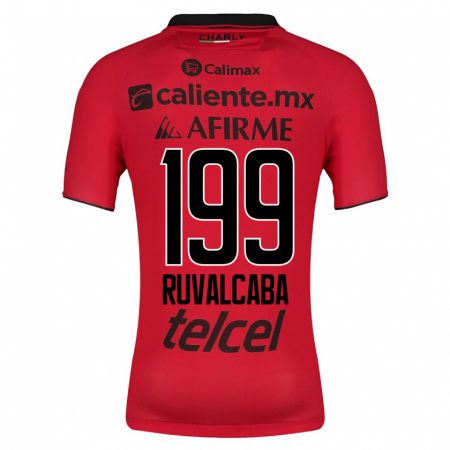 Kandiny Enfant Maillot Ignacio Ruvalcaba #199 Rouge Tenues Domicile 2023/24 T-Shirt