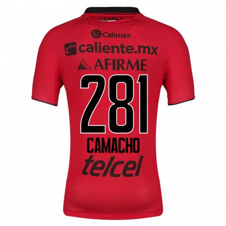 Kandiny Enfant Maillot Javier Camacho #281 Rouge Tenues Domicile 2023/24 T-Shirt