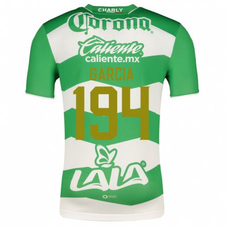 Kandiny Enfant Maillot Anthony García #194 Vert Tenues Domicile 2023/24 T-Shirt