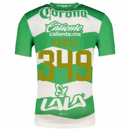 Kandiny Enfant Maillot Diego García #349 Vert Tenues Domicile 2023/24 T-Shirt