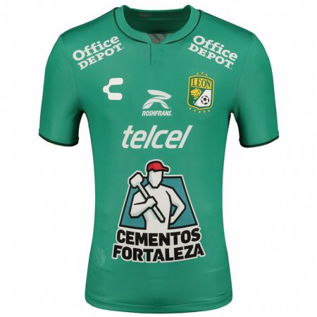 Kandiny Enfant Maillot Nicolás López #17 Vert Tenues Domicile 2023/24 T-Shirt