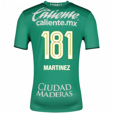 Kandiny Enfant Maillot Irving Martínez #181 Vert Tenues Domicile 2023/24 T-Shirt