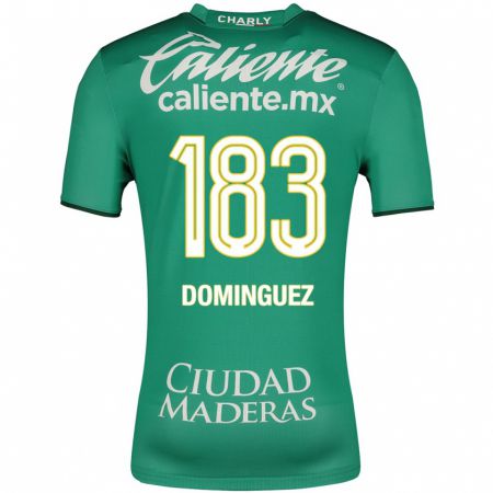 Kandiny Enfant Maillot Jesús Domínguez #183 Vert Tenues Domicile 2023/24 T-Shirt
