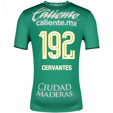 Kandiny Enfant Maillot Luis Cervantes #192 Vert Tenues Domicile 2023/24 T-Shirt