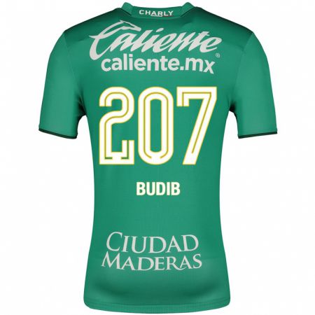 Kandiny Enfant Maillot Pedro Budib #207 Vert Tenues Domicile 2023/24 T-Shirt