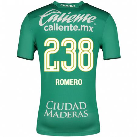 Kandiny Enfant Maillot Paulo Romero #238 Vert Tenues Domicile 2023/24 T-Shirt