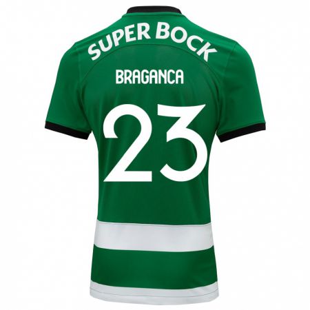 Kandiny Enfant Maillot Daniel Bragança #23 Vert Tenues Domicile 2023/24 T-Shirt