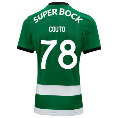 Kandiny Enfant Maillot Mauro Couto #78 Vert Tenues Domicile 2023/24 T-Shirt