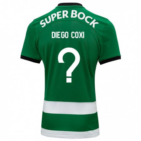 Kandiny Enfant Maillot Diego Coxi #0 Vert Tenues Domicile 2023/24 T-Shirt