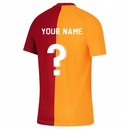 Kandiny Enfant Maillot Votre Nom #0 Orange Tenues Domicile 2023/24 T-Shirt