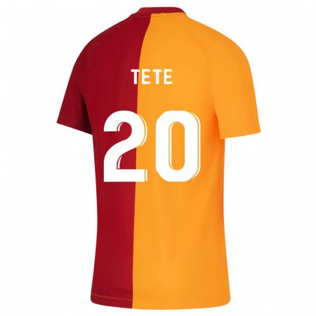 Kandiny Enfant Maillot Tetê #20 Orange Tenues Domicile 2023/24 T-Shirt