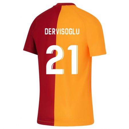 Kandiny Enfant Maillot Halil Dervişoğlu #21 Orange Tenues Domicile 2023/24 T-Shirt