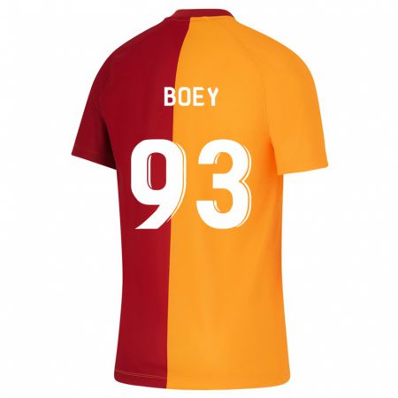 Kandiny Enfant Maillot Sacha Boey #93 Orange Tenues Domicile 2023/24 T-Shirt