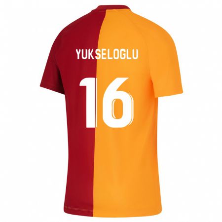 Kandiny Enfant Maillot Ayaz Yükseloğlu #16 Orange Tenues Domicile 2023/24 T-Shirt