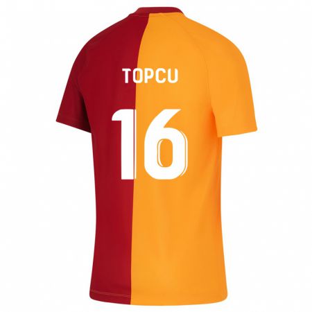 Kandiny Enfant Maillot Ebru Topçu #16 Orange Tenues Domicile 2023/24 T-Shirt