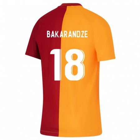 Kandiny Enfant Maillot Kristina Bakarandze #18 Orange Tenues Domicile 2023/24 T-Shirt