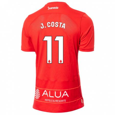 Kandiny Enfant Maillot Jaume Costa #11 Rouge Tenues Domicile 2023/24 T-Shirt