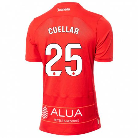 Kandiny Enfant Maillot Iván Cuéllar #25 Rouge Tenues Domicile 2023/24 T-Shirt