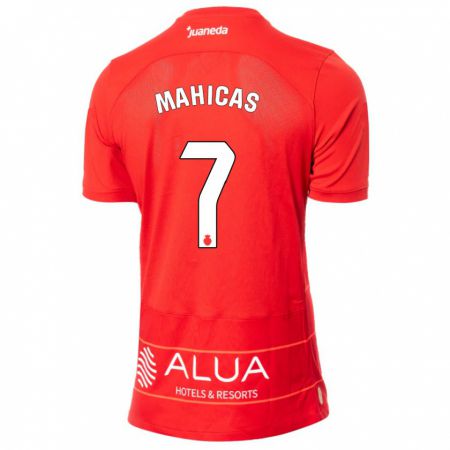 Kandiny Enfant Maillot Julián Mahicas #7 Rouge Tenues Domicile 2023/24 T-Shirt