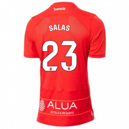 Kandiny Enfant Maillot Jan Salas #23 Rouge Tenues Domicile 2023/24 T-Shirt