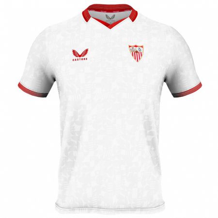 Kandiny Enfant Maillot Alberto Espiñeira #0 Blanc Tenues Domicile 2023/24 T-Shirt
