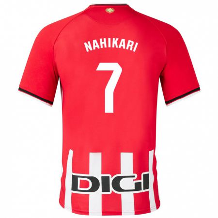Kandiny Enfant Maillot Nahikari Garcia Perez #7 Rouge Tenues Domicile 2023/24 T-Shirt