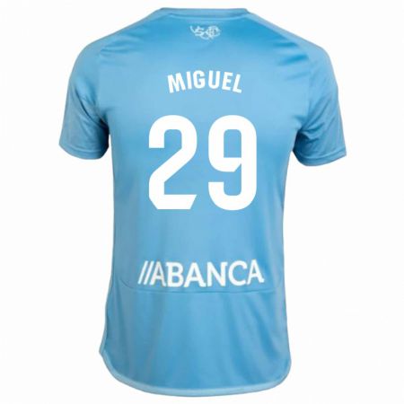 Kandiny Enfant Maillot Miguel Rodríguez #29 Bleu Tenues Domicile 2023/24 T-Shirt