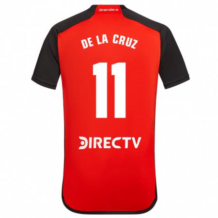 Kandiny Enfant Maillot Nicolás De La Cruz #11 Rouge Tenues Extérieur 2023/24 T-Shirt
