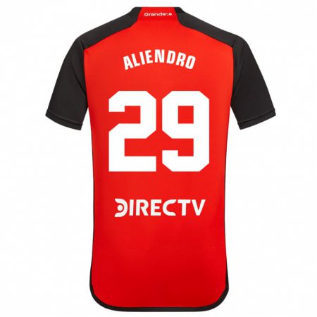 Kandiny Enfant Maillot Rodrigo Aliendro #29 Rouge Tenues Extérieur 2023/24 T-Shirt