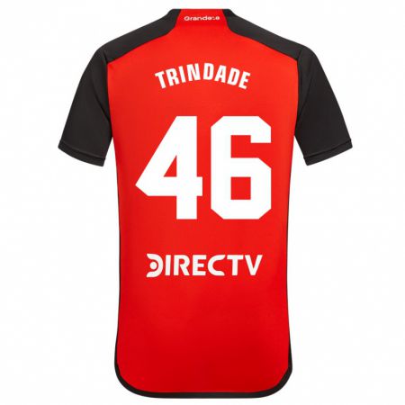 Kandiny Enfant Maillot Gonzalo Trindade #46 Rouge Tenues Extérieur 2023/24 T-Shirt
